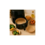 Lot 50 feuilles papier cuisson rondes pour air fryer diamtre 20 cm antiadhsives rsistantes jetables ...