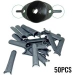Lot de 50 lames de coupe en plastique pour tondeuse  gazon flymo hover vac / micro lite / minimo / mow ...