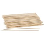 Lot de 50 pics � brochettes en bois de 25 cm fackelmann wood edition
