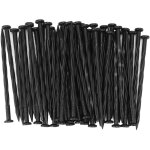 Lot de 50 piquets de bordure en nylon spiral pour ancrage paysager, pour pavs, barrires anti - mauvaises ...