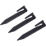 Lot de 50 piquet fil robot tondeuse, piquets de fixation pour c�bles p�riph�riques, piquets d'ancrage ...