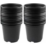 Lot de 50 pots de fleurs en plastique de 9, 8 cm, pots l�gers pour semis, pots pour semis de p�pini�re, ...