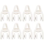 Feiyue - lot de 50 poulies de rail de rideau flexibles et silencieuses, accessoires pour rideaux