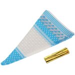 Lot de 50 sachets de pop - corn en forme de cne transparent, sachets de friandises, sachets de bonbons ...