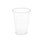 Lot de 50 verres gobelets shaker 25 - 30cl transparent pet r�utilisables - smoothie, jus, milk shake ...