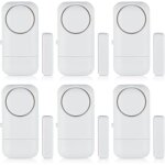Lot de 6 alarmes de porte et fen�tre - protection anti - effraction - syst�me d'alarme de s�curit� sans ...