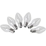 Lot de 6 ampoules pour lampe de sel de l'himalaya e12, 15 watts pour �clairage d'ambiance, d�corative, ...
