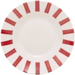 Lot de 6 assiettes creuse cheri rouge d20, 2xh4cm - atmosphera crateur d'intrieur