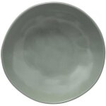 Secret de gourmet - lot de 6 assiettes creuses 'noe' 20cm vert olive