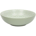 Lot de 6 assiettes creuses 'sahara' 18cm vert