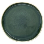 Lot de 6 assiettes � dessert en fa�ence  wonja  21cm vert