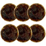 Lot de 6 assiettes  dessert en porcelaine 20cm, volcano