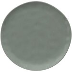 Secret de gourmet - lot de 6 assiettes plates 'noe' 26cm vert olive