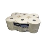 Lot de 6 bobines d'essuyage gaufré - 19 x 24 cm Lot de 6 bobines d'essuyage gaufré - 19 x 24 cm