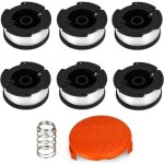 Lot de 6 bobines de fil pour coupe - bordure black & decker - fil en nylon - longueur 9 m - diamtre ...