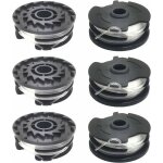 Lot de 6 bobines de fil de rechange coupe - bordure pour lidl parkside prta 20 - li a1, b2, c3, prt 550 ...