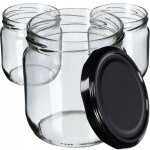 Kadax - lot de 6 bocaux  confiture 425 ml avec couvercles  vis - bocaux de conservation pour confitures, ...