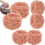 Lot de 6 brosses � vaisselle, brosses de cuisine pour la vaisselle avec tampon � r�curer, grattage en ...