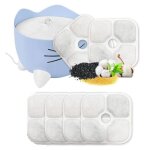 Lot de 6 cartouches filtrantes de rechange pour filtres de fontaine avec syst�me de filtration � trois ...