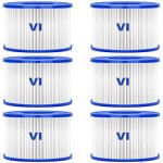 Lot de 6 cartouches de filtration pour spa gonflable lay - z - spa