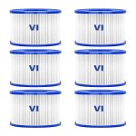 Lot de 6 cartouches de filtration pour spa gonflable lay - z - spa