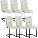 Lot de 6 chaise de bureau design avec dossier grillagé jymtom ? confort ergonomique et Élégance moderne?simili ... Lot de 6 chaise de bureau design avec dossier grillagé jymtom ? confort ergonomique et Élégance moderne?simili ...