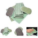 Lot de 6 chiffon bambou microfibre pour vitres miroirs carreaux carrosserie microfibre bambou vitre mnage ...