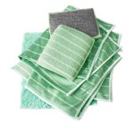 Lot de 6 chiffon bambou microfibre pour vitres miroirs carreaux carrosserie microfibre bambou vitre mnage ...