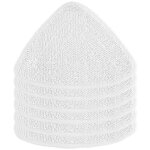 Lot de 6 chiffons lavables en microfibre ulisem - chiffons de rechange pour balai vapeur, chiffon de ...