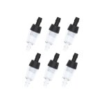 Lot de 6 clapets anti - retour pour aquarium, accessoires pour pompe à air d'aquarium, noir - lntyq Lot de 6 clapets anti - retour pour aquarium, accessoires pour pompe à air d'aquarium, noir - lntyq