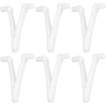 Lot de 6 clips de fixation papillon en v pour piscine - pour brosse de spa - pour balai  feuilles, balai ...