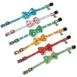 Lot de 6 colliers pour chat avec clochette collier pour chat avec lunes collier pour chat avec clochette ...