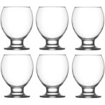 Lot de 6 coupes � glace 280 ml nectar lav