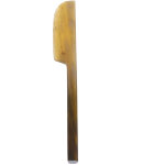 Lot de 6 couteaux � beurre en sabot naturel - 13cm - ustensiles artisanaux - style ethnique - finition ...