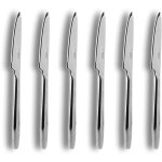 Lot de 6 couteaux  steak en acier inoxydable, athena