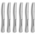 Lot de 6 couteaux de table en acier inoxydable, filla