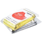 Lot de 6 couvertures d'urgence en mylar, couverture d'urgence, couverture spatiale, parfaite pour l'ext�rieur, ...