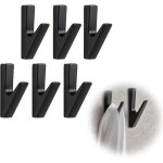 Lot de 6 crochets muraux mats � visser pour panneaux acoustiques - pour salon, chambre � coucher, salle ...