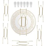 Lot de 6 crochets de suspension pour assiettes murales de 20 cm � 22 cm - accessoires de d�coration murale ...
