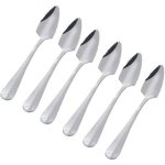 Lot de 6 cuill�res � pamplemousse en acier inoxydable semi - dentel�es - vintage - cadeau pour la cuisine ...
