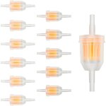 Lot de 6 filtres � carburant universels 6 mm / 8 mm, filtres � essence pour motos, tondeuses � gazon, ...