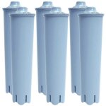 Lot de 6 filtres � eau de rechange jura clearyl claris - filtres bleus pour machine � caf�