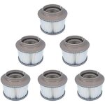 Lot de 6 filtres de rechange pour mspa fd2089, cartouche de filtre pour piscine, et spas