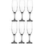 Lot de 6 flutes  champagne 22cl empire