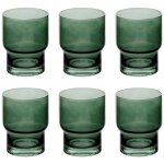 Lot de 6 gobelets bas  ella  30cl vert