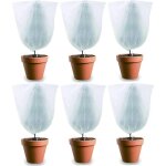 Lot de 6 housse d'hivernage pour plantes en pot, housse de protection pour plantes plantes de protection ...