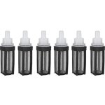 Lot de 6 micro filtres pour pompe  eau - cadre d'irrigation - 8 mm - en acier inoxydable - accessoires ...