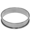 Lot de 6 moules � p�tisserie en acier inoxydable 304, cercle rond multi - usage pour g�teau, biscuits ...