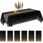 Lot de 6 nappe anniversaire, nappe fte 137 cm x 274 cm dcoration de fte pour nol vacances anniversaires ...