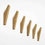 Lot de 6 patres en bois vintage, patres en bois, capacit de charge 5 kg, patres murales, patres ...